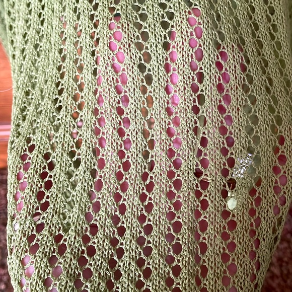 Perfectly Priscilla Green Sweater size Small NWT - Picture 2 of 7